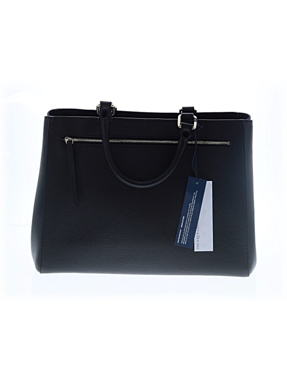 Dooney & Bourke Black Leather Satchel with dust bag and strap included